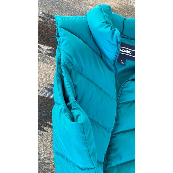 Landsend Womens Vintage down puffer vest size small - Picture 3 of 5